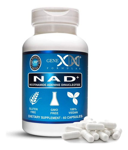 Genex Nad+ 250 Mg Porcin 60 Cpsulas De Nicotinamida Adenin