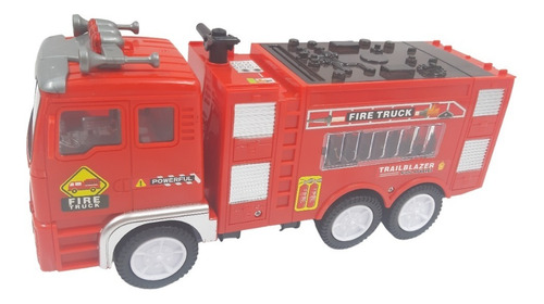 Camion De Bomberos Firetruck Interactivo 25cm Luz Sonido