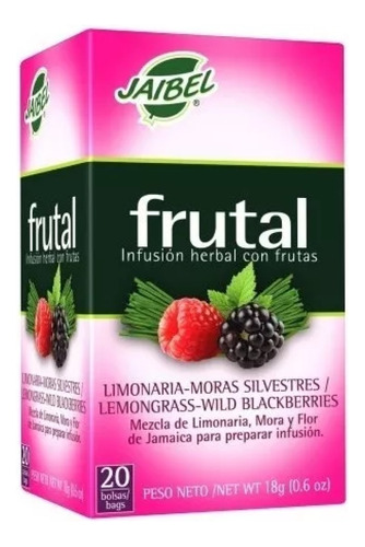 Aromatica Jaibel Frutal Limonaria - Mora - Kg a $19