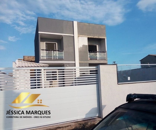 Imagem 1 de 14 de 108/jmp - Casa De 2 Quartos E Área Gourmet Em Unamar - Cf