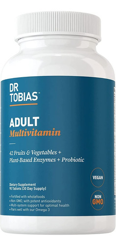 Multivitaminico Mujeres Hombres Integral  Dr. Tobias 90 Cap