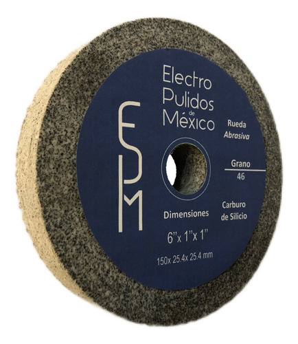 Rueda Carburo De Silicio 6x1x1 Grano 46