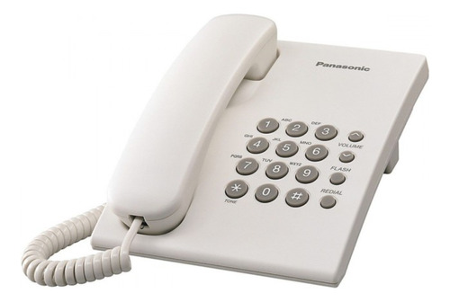 Teléfono Para Línea Fija Alambrico Panasonic Modelkx-ts500mx
