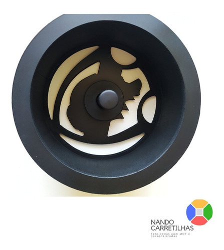 Carretilhas Para Pipa De Madeira 32cm Mdf- Vasco - Catraca