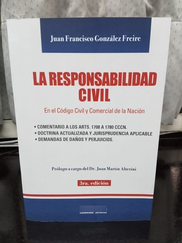 Libro Responsabilidad Civil En El Codigo Civil Y Comercial