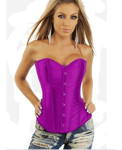 Corset De Saten Purpura, Mas Hilo Dental 