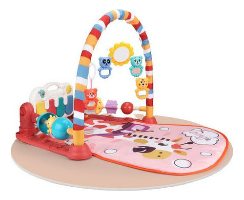 Baby Gym Alfombra De Y Juega Con Luces Piano Gym For 0-6