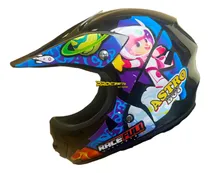 Comprar Casco De Niño Tipo Cross Para Downhill Bmx Bicicross 