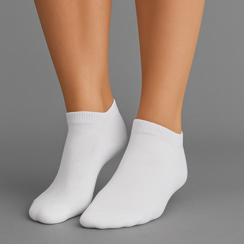 Medias Soquetes Pack De 3 Pares Unisex Lisos Livianas Surtido Unico Del 35 Al 40