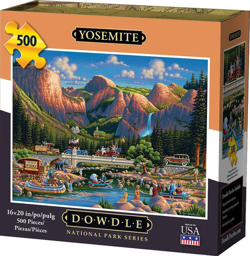 Rompecabezas De Arte Popular Dowdle - Yosemite 500 Piezas