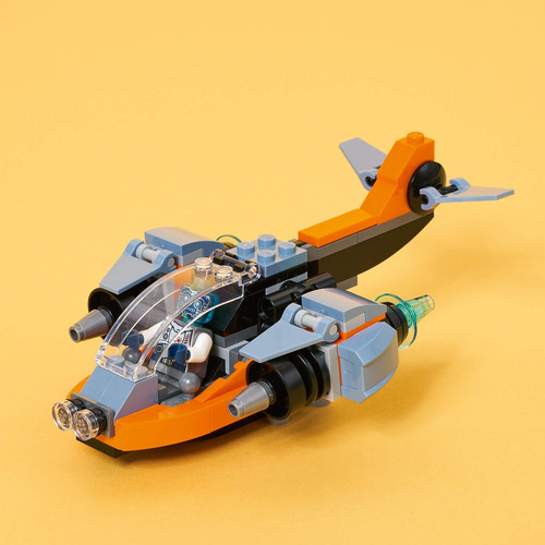 Lego Creator 3 En 1 Cyber ??drone Space Toys, Se Transforma