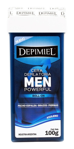 Depimiel Cera Depilatoria Roll On Men Azuleno Hombre X 100gr
