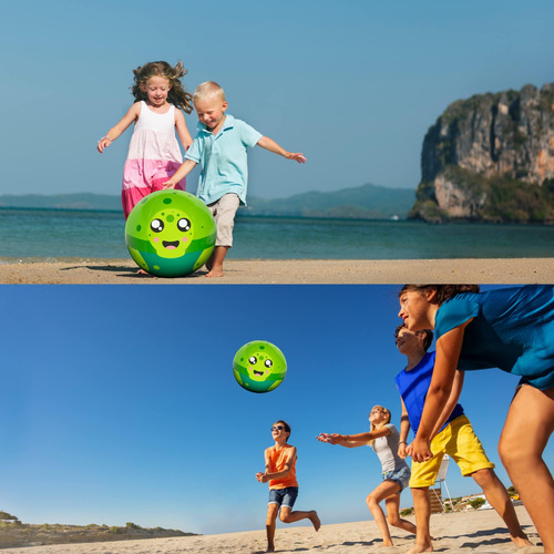 Scs Direct Aquamazing Pelota De Playa Gigante De 16 Tortugas