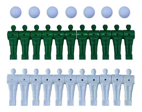 Imagem 4 de 10 de Bonecos E Bolas Para Mesa De Pebolim / Totó