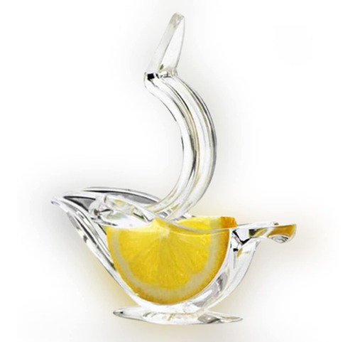 Exprimidor Manual Fruta Limon Acrilico Transparente Portatil