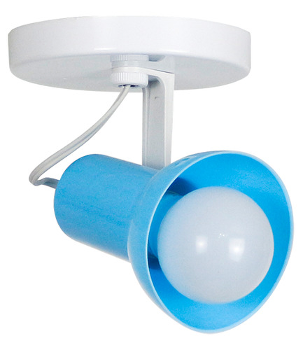 Luminaria Spot Kids Quarto Infantil Azul 1 Lâmpada 110V/220V