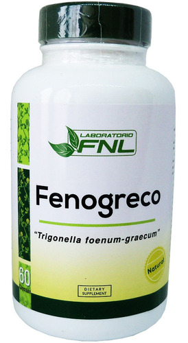 Fenogreco Fnl  60 Capsulas 500mg 100% Natural