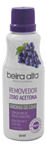 Removedor Zero Acetona Aroma De Uva Beira Alta 90ml