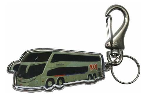 Chaveiro De Metal Miniatura Viação 1001 G7 Dd