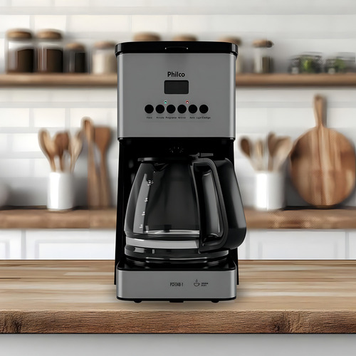 Cafeteira Philco 40 Cafezinhos 1000w Cor Preto 110v
