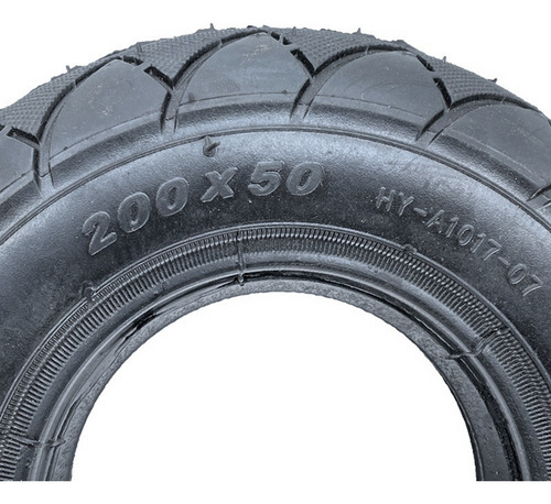 Neumático Sólido Sin Cámara De 8 Pulgadas 200x50 Para Emicro