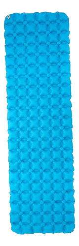 Colchoneta Inflable Ultraligera Portátil Enrollable Azul