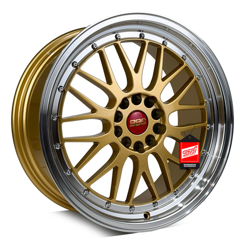 Par Roda Bbs Lm Aro 19x9.5 5x120 Et35 Dourado 5fivex
