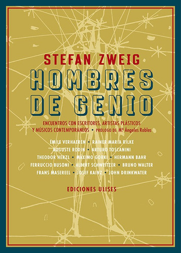 Libro Hombres De Genio - Zweig, Stefan