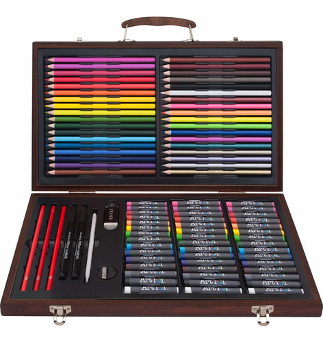 Art 101 Creativity Art Set Con 106 Piezas En Una Funda De Tr