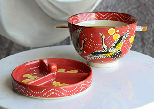 Set De Udon Con Tempura Y Salsa Tentsuyu En Bowl De 6 Con C