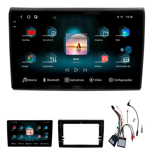Multimidia Aikon Fóton G3 Fiat Bravo 12+256gb Octacore 2k 9p