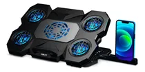 Comprar Cooler Para Laptop Gamer Cybercool 5 Ventiladores 5 Angulos