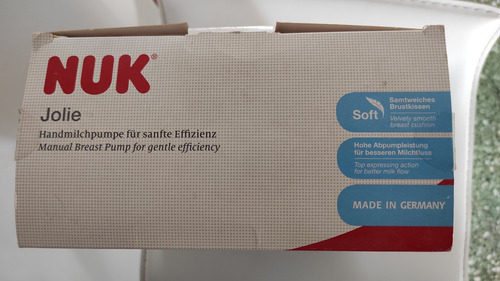 Sacaleche Manual Nuk En Perfecto Estado, Origen: Alemania (Usado)