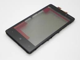 Tela Vidro Lente Touch Screen Nokia Lumia N820 820 Com Aro