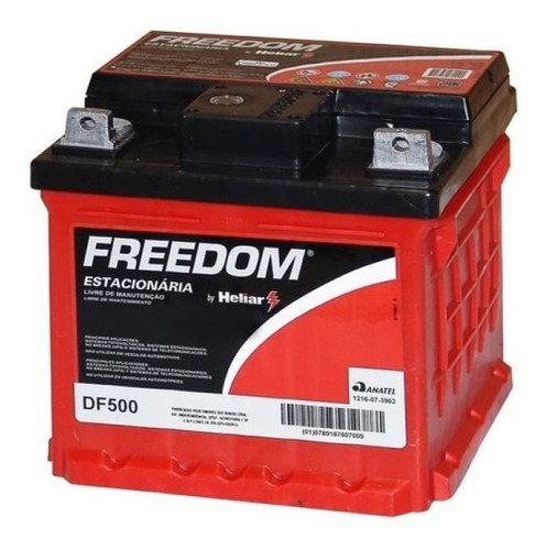 Bateria Estacionaria Heliar Freedom Df500 40ah Barco Pesca