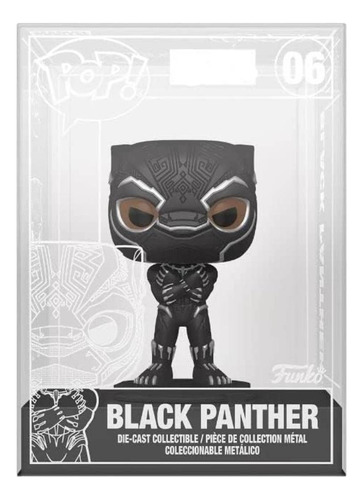 Funko Pop! Die Cast Black Panther Exclusivo