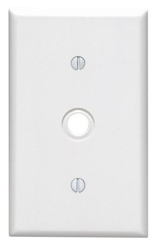 Leviton 88018 1gang 406inch Hole Device Placa De Pared Telep