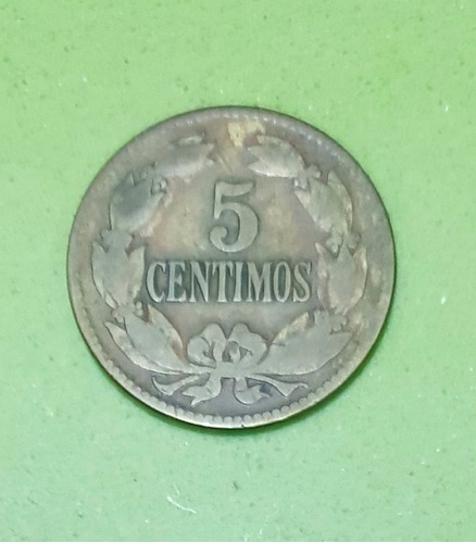 Moneda De Cinco Centimos De 1944. 