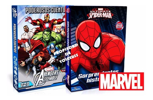 Cuento Marvel,disney, Cars,mickey Mouse,spiderman,vengadores