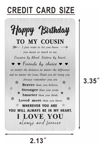 Tarjeta De Cumpleaños Para Primo De Alotozo, Regalos De Fel