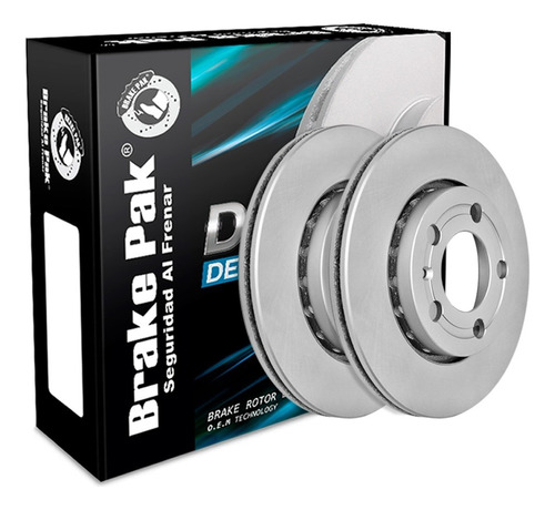 Discos De Freno Marca Brake Pak Para Volkswagen Crossfox