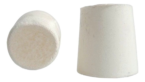 Rolha De Borracha Anti-ácida Nº1 - Sem Furo 12 X 09 X 18mm