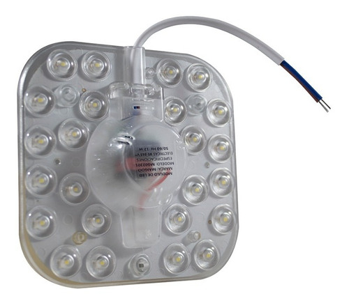 Lampara Led 12w Repuesto De Plafones O Sobreponer Color Blanco