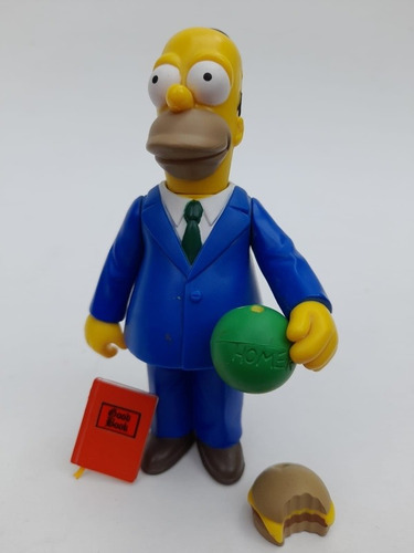 Homero Simpson. Playmate Original Con Accesorios. Los Simpso
