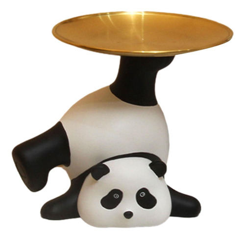 Figura De Panda, Adorno De Mesa, Bandeja De Estilo A