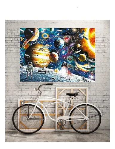 Rompecabezas Circular Planeta Tierra 1000 Piezas, Earth Puzzle 1000 Pieces, Rompecabezas Redondo 1000 Piezas Gran Entretenimiento para Toda la Familia (La Tierra