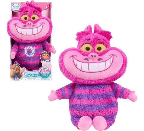 Peluche Gato Alicia Cheshire Con Luz Disney Junior