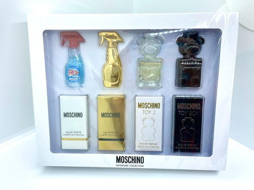 Set Miniaturas De Moschino (fresh,fresh Gold,toy 2 Y Toy Boy