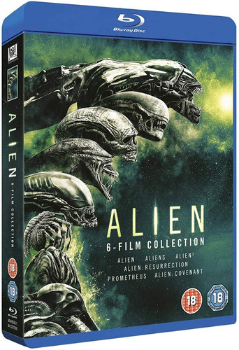 Blu Ray Box Alien Collection 06 Filmes Novo - Importado