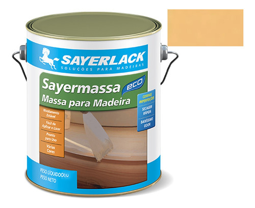 Masilla Para Madera Sayerlack Sayermassa En Colores 900ml